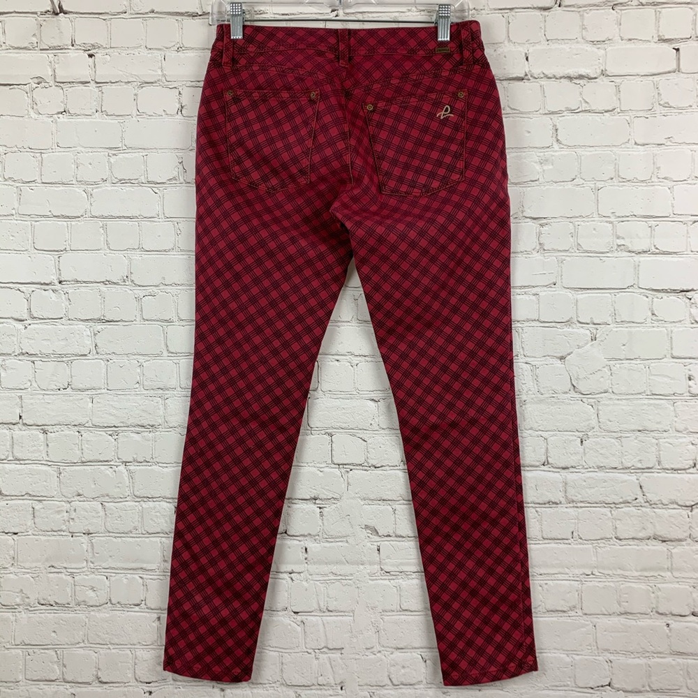 DL1961 Hipster Emma Bedford Plaid Legging Ankle Jeans Size 28x28 - Picture 3 of 8